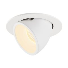 SLV 1006006 NUMINOS L Gimble LED 3000K Downlight 40Deg UGR22 25.4W 2300lm 700mA 16x11.5cm White/White