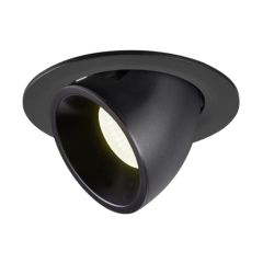 SLV 1006011 NUMINOS L Gimble LED 4000K Downlight 20Deg UGR22 25.4W 2350lm 700mA 16x11.5cm Black/Black