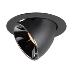 SLV 1006031 NUMINOS XL Gimble LED 2700K Downlight 20Deg UGR22 37.4W 3400lm 1000/1050mA 19x13.5cm Black/Chrome