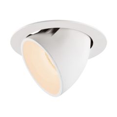 SLV 1006042 NUMINOS XL Gimble LED 2700K Downlight 40Deg UGR22 37.4W 3500lm 1000/1050mA 19x13.5cm White/White