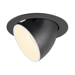 SLV 1006051 NUMINOS XL Gimble LED 3000K Downlight 40Deg UGR22 37.4W 3550lm 1000/1050mA 19x13.5cm Black/White