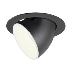 SLV 1006066 NUMINOS XL Gimble LED 4000K Downlight 20Deg UGR22 37.4W 3800lm 1000/1050mA 19x13.5cm Black/White