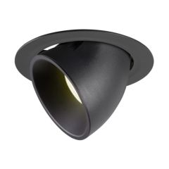 SLV 1006068 NUMINOS XL Gimble LED 4000K Downlight 40Deg UGR22 37.4W 3300lm 1000/1050mA 19x13.5cm Black/Black