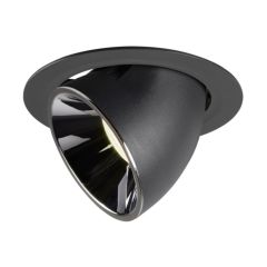 SLV 1006073 NUMINOS XL Gimble LED 4000K Downlight 55Deg UGR22 37.4W 3750lm 1000/1050mA 19x13.5cm Black/Chrome