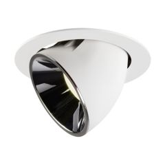 SLV 1006076 NUMINOS XL Gimble LED 4000K Downlight 20Deg UGR22 37.4W 3750lm 1000/1050mA 19x13.5cm White/Chrome