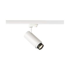 SLV 1006113 NUMINOS ZOOM M 3 Circuit LED 4000K Spotlight PHASE 15-60Deg UGR25 20W 780-1900lm 240V 19x16.5x8.5cm White/Black