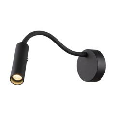 SLV 1006162 KARPO GOOSE LED 3000K Wall Light 40Deg CRI90 5.8W 420lm 220-240V 11.5x11x9cm Black Aluminium