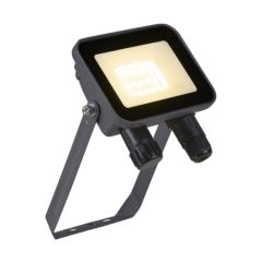 SLV 1006191 FLOODI S LED 3000K Spotlight 100Deg CRI80 IP65 IK06 9.3W 1040lm 220-240V 16x9.5x2.8cm Anthracite Aluminium