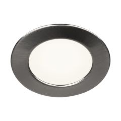 SLV 112225 DL 126 Round Recessed LED 3000K Downlight CRI90 IP20 2.8W 160lm 12V 6.5x1.6cm Grey