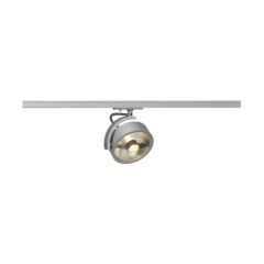 SLV 143544 KALU TRACK 1 Circuit GU10 QPAR111 Spotlight IP20 75W 230V 15.5x12cm Grey Aluminium