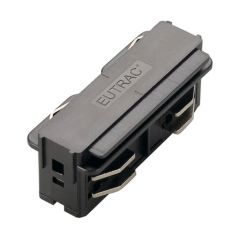 SLV 145560 EUTRAC Long Connector 16A 220-240V 5.8x1.5x2.6cm Black Plastic