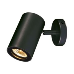 SLV 152010 ENOLA B Single GU10 QPAR51 IP20 Spotlight 50W 220-240V 13.5x12.5x6.7cm Black Aluminium