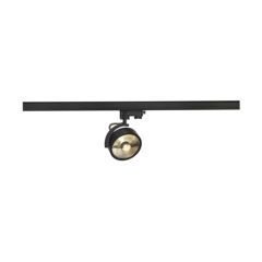 SLV 152610 KALU TRACK 3 Circuit GU10 QPAR111 Spotlight IP20 75W 230V 18x12cm Black Aluminium