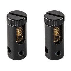 SLV 186350 TENSO In 2 Piece Feed 1.8x1cm Black Brass