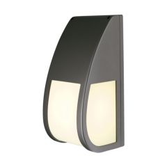 SLV 227176 KERAS ELT E27 TC-TSE IP54 Wall Light 25W 230V 13.5x29.5x12.8cm Anthracite Aluminium