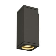 SLV 229525 THEO Square GU10 QPAR51 IP44 Wall Light 35W 230V 7x18x7.5cm Anthracite Aluminium