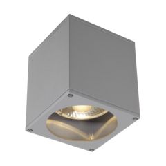 SLV 229554 THEO Square GU10 QPAR111 IP44 Ceiling Light 75W 230V 15x13cm Grey Aluminium
