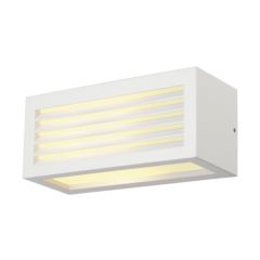 SLV 232491 BOX-L E27 TC-SE IP44 Wall Light 18W 220-240V 25x11x11cm Aluminium