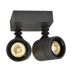 SLV 233095 MYRA WALL Double GU10 QPAR51 IP55 Light 50W 220-240V 14.6x9.8x14.4cm Anthracite Aluminium