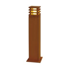 SLV 233437 RUSTY 70 Sq LED 3000K CRI90 IP55 Post Light 8.6W 90lm 220-240V 70x12cm Rust