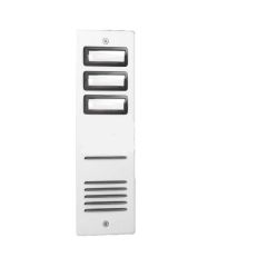 Bell SPA3F Standard 3 Way Flush Mounted Audio Entry Panel