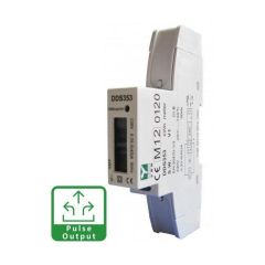 YTL DDS353 Single Phase 45A DIN Rail kWH Meter, MID approved, Direct Connected, Pulse