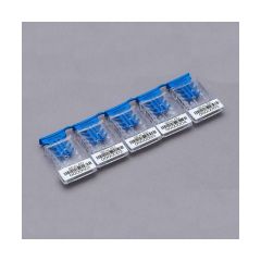 Blue Anchor Meter Seals c/w Twisted Galvanised Sealing Wire Pack=100