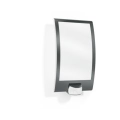 Steinel L22S Outdoor Square Wall Light E27 Anthracite c/w PIR Sensor 180Deg