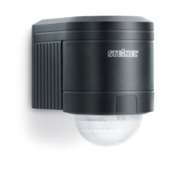 Steinel IS240 1kW PIR Infrared Motion Sensor IP54 240Deg Black c/w Corner Bracket