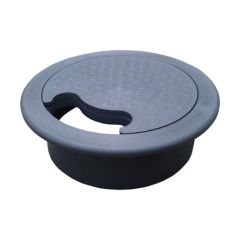 Tass DGG80 80mm Plastic Desk Grommet Grey