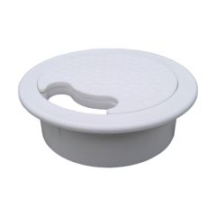 Tass DGW80 80mm Plastic Desk Grommet White