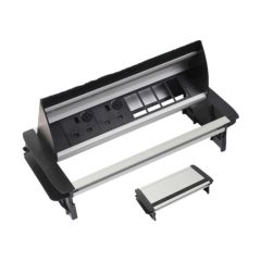 Tass IDP2/46C 2 Power Desk Power Unit Brushed Aluminium with 4 Module Spaces