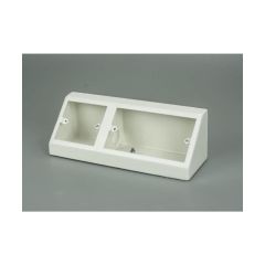 Tass PB006W Pedestal Box Single & Double 242x82x82mm White