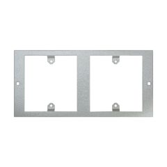Tass STO286 Plate Accessory 2xSingle 185x89mm Light Grey Galvanised Steel