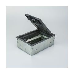 Tass TSB1/75 1C Screed Floor Box 218x150x75mm c/w 20 & 25mm Knockouts