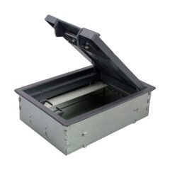 Tass TSB1/80-RCD 1C Screed Floor Box (RCD Compatible) 218x150x80mm c/w 20 & 25mm Knockouts