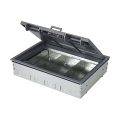 Tass TSB3/65 3C Screed Floor Box 303x221x65mm c/w 20 & 25mm Knockouts