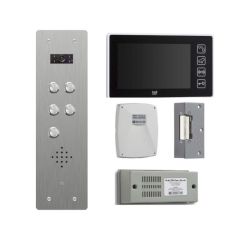 Bell TB5/VR 5 Button Vandal Resistant Flush Mounted Video Kit With Tabellet