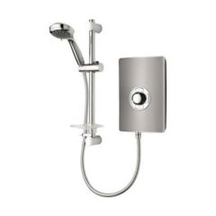Triton ASP08GUNMTL Aspirante Electric c/w Full Shower Kit 8.5kW 300x200x94mm Gunmetal