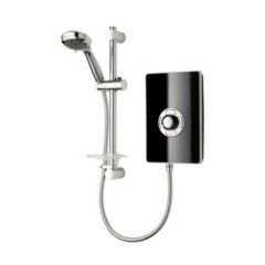 Triton ASP09GSBLK Aspirante Electric c/w Full Shower Kit 9.5kW 300x200x94mm Black Gloss