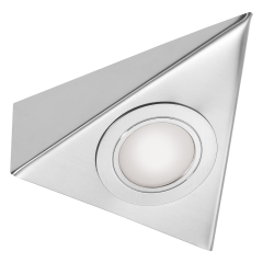ELD TRK-SS-NW Triangle LED cabinet downlight brushed nickel 4000k