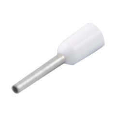 Unicrimp QBFR05 Insulated Bootlace Ferrule White Pack=100