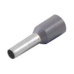 Unicrimp QBFR25 Insulated Bootlace Ferrule Grey Pack=100