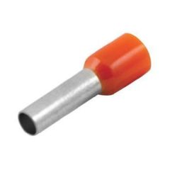 Unicrimp QBFR4 Insulated Bootlace Ferrule Orange Pack=100