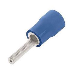 Unicrimp QBP12 12mm Pin Terminal Pre-Insulated Blue Pack=100