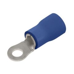 Unicrimp QBR5 5mm Ring Terminal Pre-Insulated Blue Pack=100