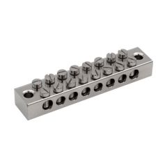 Unicrimp QBTB8 8 Way Brass Earth Bar Pack=5