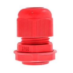 Unicrimp QCGM16RED 16mm Nylon Cable Gland Red Pack=10
