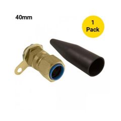 Unicrimp QCW40 40mm Brass CW Cable Gland Pack=1