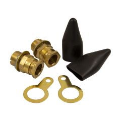 Unicrimp QCXT25 25mm CXT Brass Gland Pack=2